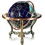 Globen Weltkugel 32cm Durchmesser Globus für Erwachsene mit Stahlständer über Erwachsenen Desktop Geographic Globes Dekoration Globen der Welt mit Ständer