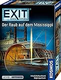 KOSMOS 691721 EXIT - Das Spiel - Der Raub auf dem Mississippi, Level: Fortgeschrittene, Escape Room-Spiel, für 1 bis 4 Personen ab 12 Jahre, einmaliges Event-Spiel, spannendes Gesellschaftsspiel