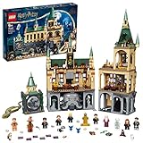 LEGO 76389 Harry Potter Hogwarts Kammer des Schreckens Set, Schloss-Spielzeug mit Goldener Voldemort-Minifigur, Basilisk-Tierfigur und ikonischen Räumen wie die Große Halle, Geschenkideen für Kinder