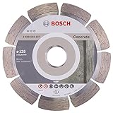 Bosch Professional 'Standard for Concrete' Diamanttrennscheibe (Beton, Ø 125 mm, Zubehör Winkelschleifer)