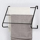 Badezimmer Handtuchhalter Wandhalterung Leiter Handtuchstange 3 Ebenen Handtuchhalter Rack Metall Handtuchhalter Stange für Wand Handtuchleiter Regal Industrieller Wandregal für Handtuchschals