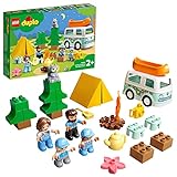 LEGO 10946 DUPLO Familienabenteuer mit Campingbus, Wohnmobil Spielzeugauto, Lernspielzeug ab 2 Jahre, Kinderspielzeug