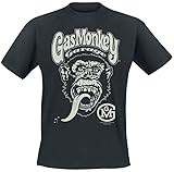 Gas Monkey Garage Logo Männer T-Shirt schwarz XL 100% Baumwolle Fan-Merch, Filme, TV-S