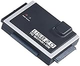 Xystec Festplatte auslesen: Universal-Festplatten-Adapter IDE/SATA auf USB 2.0, für HDDs & SSDs (Festplatte auslesen Adapter)