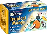 Meßmer Hawaii Kiss | Tropical Mango | 20 Teebeutel | Glutenfrei | Laktosefrei | Vegan