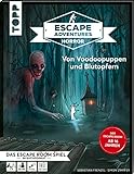 Escape Adventures HORROR – Von Voodoopuppen und Blutopfern: Das ultimative Escape-Room-Erlebnis ab 16! Mit XXL-Mystery-Map für 1-4 Spieler. 90 Minuten Spielzeit
