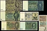 *** 5, 10, 20, 50, 100, 1000 Reichsmark, 1929 - 1945 Deutsche Reichsbank - Reproduktion ***