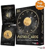Astro-Cards: 43 astrologische Orakel-Karten mit Booklet: 43 astrologische Orakel-Karten mit Booklet in hochwertiger Stülpdeckelschachtel