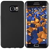 mumbi Hülle kompatibel mit Samsung Galaxy S6 Edge Plus Handy Case Handyhülle, schwarz