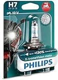 Philips 12972XV+BW X-Tremevision Moto +130% H7 Motorrad-Scheinwerferlampe, 1 Stück