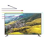 MGHJ Blendschutzfolie 32-75 Zoll TV-Bildschirmschutz, Entspiegelung/Anti-UV/Kratzfest Blaulichtfilter, LCD-, LED-, OLED- und QLED-4K-HDTV / 55in 1211x682mm