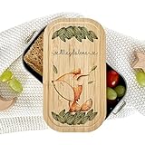 Manufaktur Liebevoll Brotdose mit Namen Fuchs | Vesperdose personalisiert Kinder | Brotdose Fuchs | Brotdose Kinder personalisiert | Brotbox Fuchs