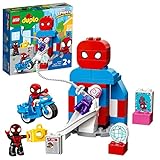 LEGO 10940 DUPLO Marvel Spider-Mans Hauptquartier, Kinderspielzeug ab 2 Jahre zum Bauen mit Spider-Man-Figur
