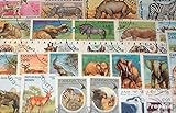 Prophila Collection Afrika 50 Verschiedene Afrikanische Tiere Briefmarken (Briefmarken für Sammler) Säuger Sonstige