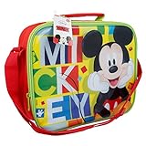 Stor Jugend Unisex Rechteckige isolierte Tasche mit Schlaufe Mickey Watercolors lunchtasche, Mehrfarbig (Mehrfarbig), Einheitsgröße