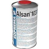 1 Dose (1,0 Liter) ALSAN 103 TPO/FPO Primer - Grundierung für hochpolymere Abdichtungsbahnen (z.B. TPO/FPO, EPDM) eingesetzt. Vorbereitung für ALSAN PMMA-Abdichtungsharze und ALSAN FLASHING quadro
