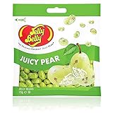 Jelly Belly Jelly Beans – Glutenfreie Süßigkeiten, Milch- und Fettfrei – Saftiger Birnengeschmack, Lebensmittelgeschenke für Kinder, 70 g (12 Stück)