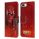 Head Case Designs Offizielle Hellboy II Rechte Hand des Schicksals Grafiken Leder Brieftaschen Handyhülle Hülle Huelle kompatibel mit Apple iPhone 7 Plus/iPhone 8 Plus