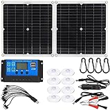 100W Solarpanel-Kit Komplett Faltbar 18V Mit Controller-Zellen Batterieladung Für Telefon Auto Wohnmobil Boot Solar Real Power Charger