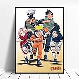 danyangshop Naruto Poster Classic Anime Cartoon Gedruckt Wandfoto Leinwand Malerei Wandkunst Bild Für Wohnzimmer Home Decor W-2701 (50X70Cm) Ohne Rahmen