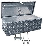Truckbox D055 inkl. MON4002 Edelstahlhaus Werkzeugkasten, Deichselbox, Transportbox, Alubox, Alukoffer, Deichselkasten, inkl. Montagesatz, Montag