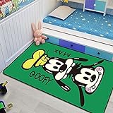 kaichuangyuheng Disney Mickey Minnie Mouse Matte Donald Duck Badezimmer Kind Junge Mädchen Teppich Spielmatte Fußmatte Badezimmer Wasser absorbieren Küchenteppich A219 50×70Cm