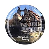 Esslingen am Neckar Baden-Wurttemberg Deutschland Kühlschrankmagnet Kristall Touristen Souvenir Geschenkkollektion Kühlschrank Magnet Aufkleber