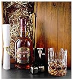 Geschenk Chivas Regal 12 Jahre Scotch Whisky + Whiskey Glas + 2 Kühlsteine im Smoking