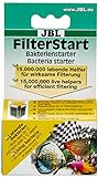 JBL FilterStart 25182, Bakterien zur Aktivierung von neuen und gereinigten Filtern für Süß- und Meereswasser Aquarien, Tropfen 10 ml