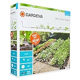 Gardena Start Set Pflanzflächen: Micro-Drip-Gartenbewässerungssystem zur individuellen, flexiblen Bewässerung von Blumen- und Gemüsebeeten (13015-20)