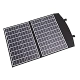 Faltbares Solarladegerät, kompaktes 60 W 10 Stromanschlüsse Faltbares Solarpanel mit hoher Umwandlungsrate für den Außenbereich