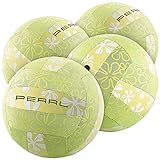 PEARL Beachvolley-Ball: 4er-Set wasserfeste Beach-Volleybälle mit Neopren-Überzug (Beach-Volleyball-Bälle)