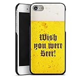 DeinDesign Apple iPhone 7 Lederhülle schwarz Leder Case Leder Handyhülle Beer Bier Oktoberfest