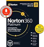 Norton 360 | Platinum | 20 Gerät | 1 Benutzer | 1 Jahr | Aktivierungscode per Email