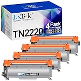 LxTek TN2220 TN-2220 Toner Kompatibel für Brother TN2220 TN 2220 für Brother MFC-7360N HL-2130 FAX-2840 HL-2240 HL-2250DN HL-2135W MFC-7460DN MFC-7860DW DCP-7055 DCP-7055W DCP-7065DN (4 Schwarz)