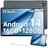 OUKITEL OT11 Tablet Android 14-2024 Neueste Tablet 11 Zoll, 16(4+12) GB RAM +128GB ROM(1TB TF) Gaming Tablet mit Stift, 8000mAh Tablet, 13MP 4G Tablet PC/5G WiFi/GMS/Octa-Core/Widevine L1/GPS, G