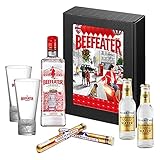 Beefeater Geschenkpaket'Für den Genießer' | Gin Geschenkkorb 8-teilig | Geschenk für Männer | Geschenkideen mit Alkohol | Präsentkorb gefüllt