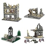 Flye Haus Bausteine Bausatz, 3519 Teile Custom Militär Szenen, DIY Creative Baukasten Spielzeug Kompatibel mit Lego COBI
