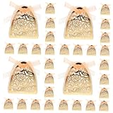 4 Sätze Papierfach Geburtstagsdekoration Geschenkverpackung Pralinenverpackung Pralinenschachteln Schokolade Klare Tassen Bonbonbecher Aus Papier Bonbonpapier Golden 50 Stück * 4