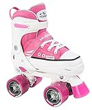 HUDORA Rollschuhe Roller Skate Kinder Rollschuhe, pink, 32-35