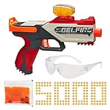 Nerf Pro Gelfire Legion Spring Action Blaster, 5000 Gelfire-Runden, 130 runde Hopper, Schutzbrille, Slam Fire, ab 14 Jahren