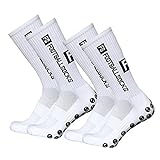 Grip Socken Fussball 2 paar Herren Unisex Socks | Anti-Rutsch-Design | Universal-Maßstab 39-46 | 75% Baumwolle | Stutzen Fußball Kinder, Tape, Fussballsocken Männer