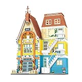 VPPI Modular Haus Bausteine, Wohnung Hotels Bausteine, 1509 Teilen Architektur Custom Bausteine Bausatz, DIY Architektur Bausteine für Kinder und Erwachsene Klemmbausteine Kompatibel mit Lego Haus