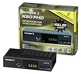 Morgan`s K50 FHD digitaler Full HD Kabel-Receiver - USB Aufnahme Funktion & Timeshift, Umstieg Analog auf Digital, (HDTV, DVB-C / C2, HDMI, Scart, Mediaplayer, USB, 1080p), [automatische Installation]