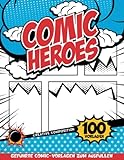 Comic Kreatives Buch Für Selbst Zeichnen: Leeres Comic-Buch Zum Erstellen Eigener Animations-Storyboards | Geschenkideen Für Jungen 10 Jahre