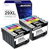 Mooho 29 XL 29XL Multipack Kompatible für Epson 29 29XL für Druckerpatronen Epson XP-352 XP-342 XP-235 XP-245 XP-332 XP-455 XP-255 XP-355 XP-442 XP-345 XP-452 (4Schwarz 2Cyan 2Magenta 2Gelb, 10-Pack)