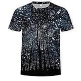 Lustige Unisex Herren 3D Gedruckte T-Shirts Casual Tops Tees Coole Kurzarm Für Teen Boys Girls-T580_5_XL