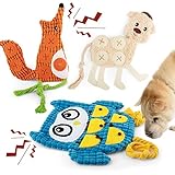 beetoy Intelligenz Schnupftabak Hundespielzeu, Interaktives Spielzeug für Puzzle und Futtersuche Instinkt Training, Plüsch Hunde Spielzeug für Stressabbau Spiel für Kleine Medium Hund
