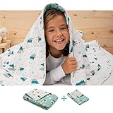 BANBALOO-Schwere Decke für Kinder, beidseitig verwendbar Kit bestehend aus einer Decke mit höherem Gewicht, die sich an den Körper anpasst. Bettdecke mit sensorischer Schwere für einen besseren Schlaf
