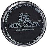Eulenspiegel 181119 - Profi-Aqua Schminke in der Farbe schwarz, 30 g